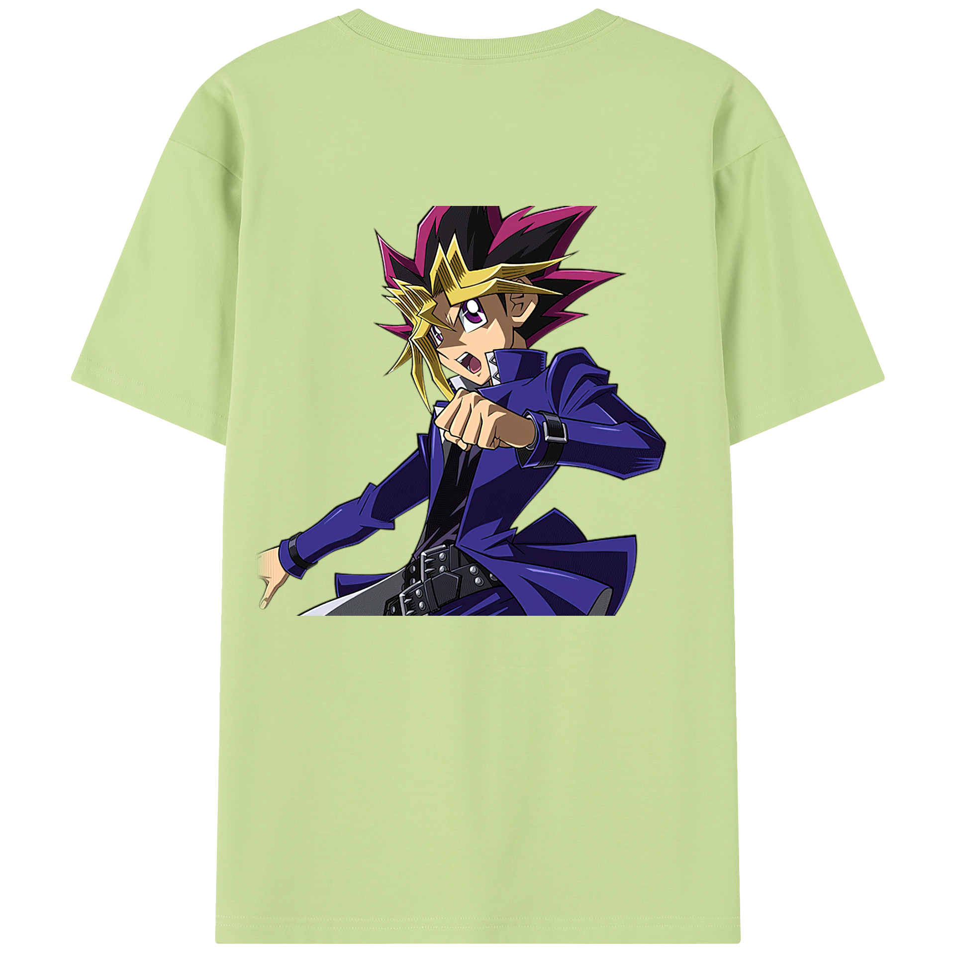 （画像用） 遊☆戯☆王 Yu-Gi-Oh! 綿100％半袖Tシャツ（背面プリント）